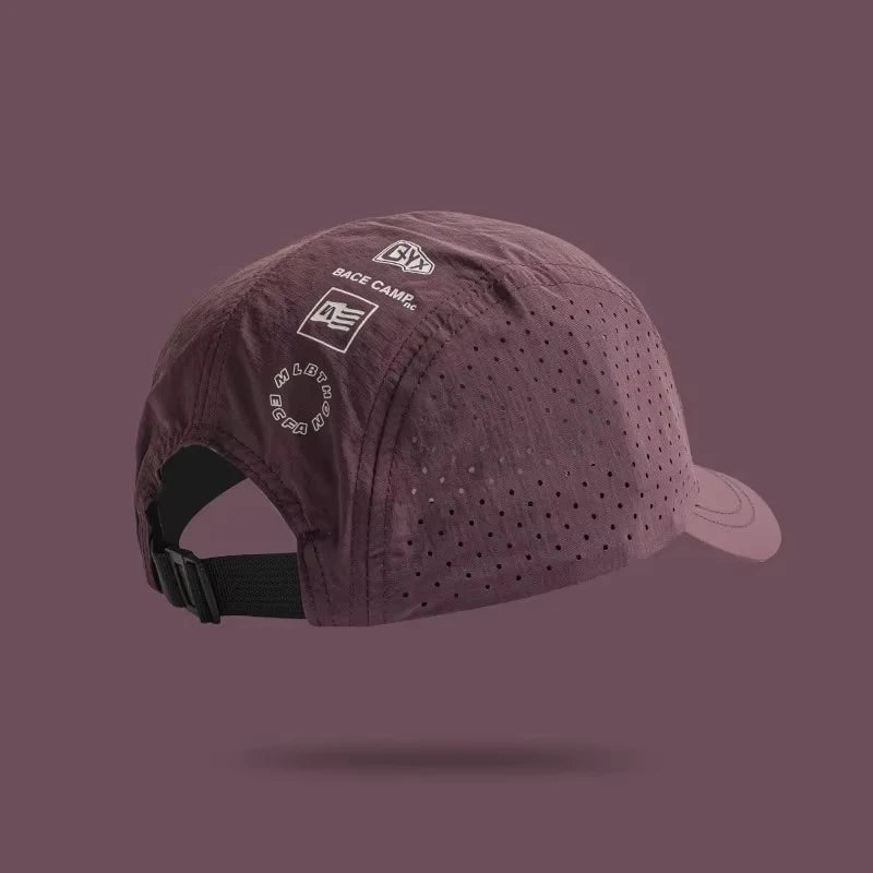 Lightweight & Breathable Short Brim 5-Panel Cap