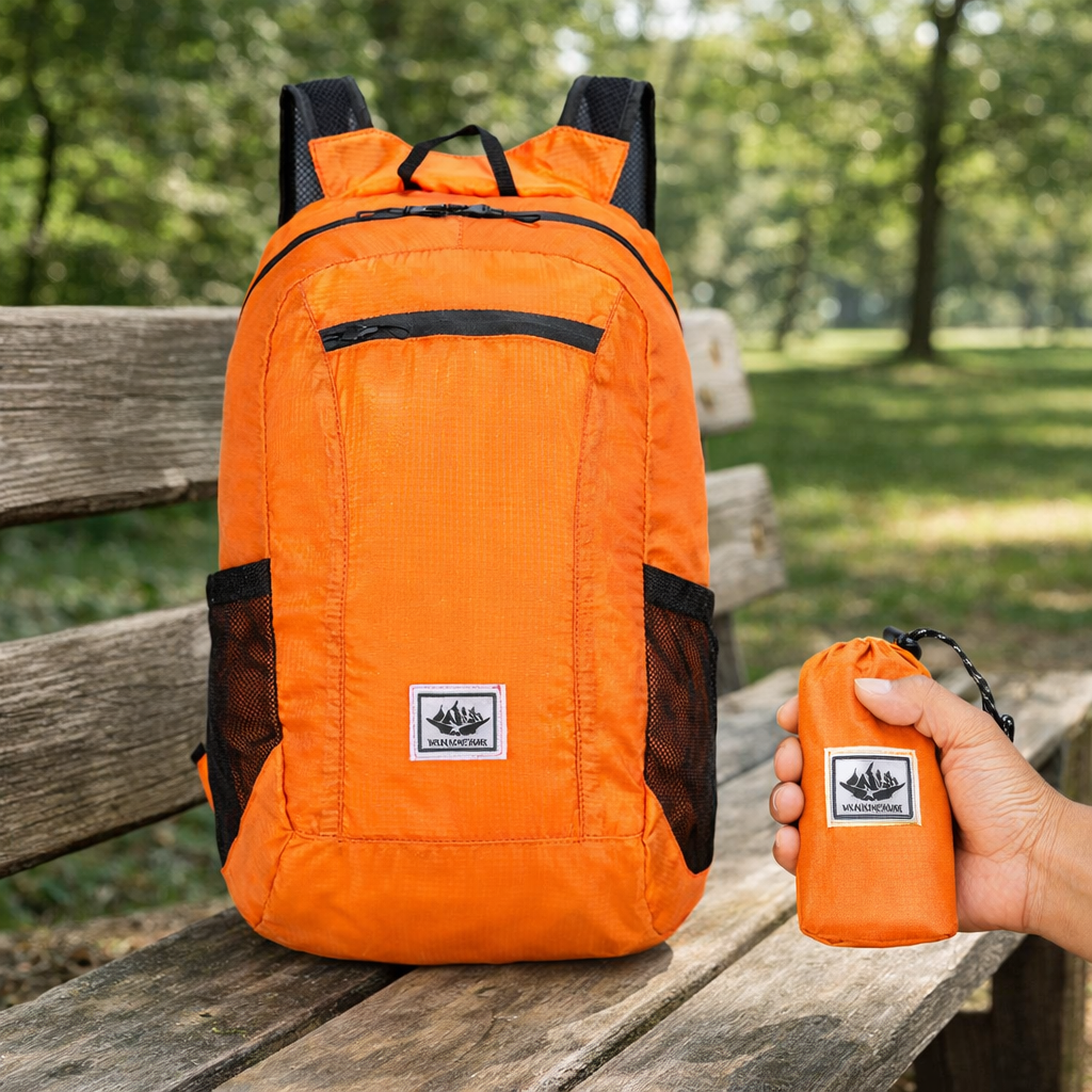 Ultralight & Space Saving Folding Backpack