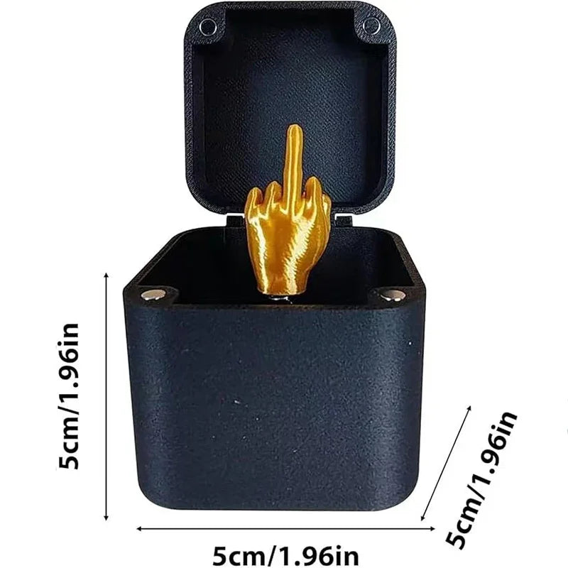 Home Decoration Interesting Prank Gift Middle Finger In Box Box Funny Creative Gifts Office Desk Decoration Gifts For Guests