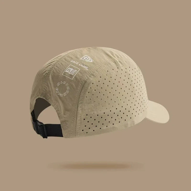 Short Brim 5 Panel Cap