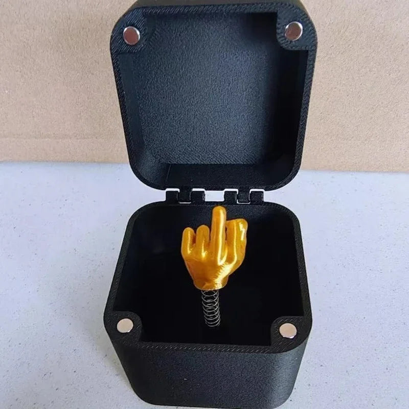 Home Decoration Interesting Prank Gift Middle Finger In Box Box Funny Creative Gifts Office Desk Decoration Gifts For Guests