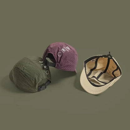 Short Brim 5 Panel Cap