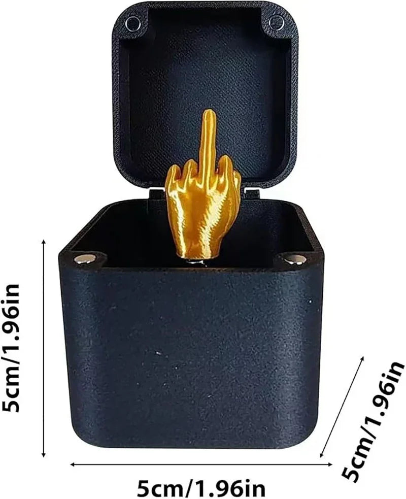 Home Decoration Interesting Prank Gift Middle Finger In Box Box Funny Creative Gifts Office Desk Decoration Gifts For Guests