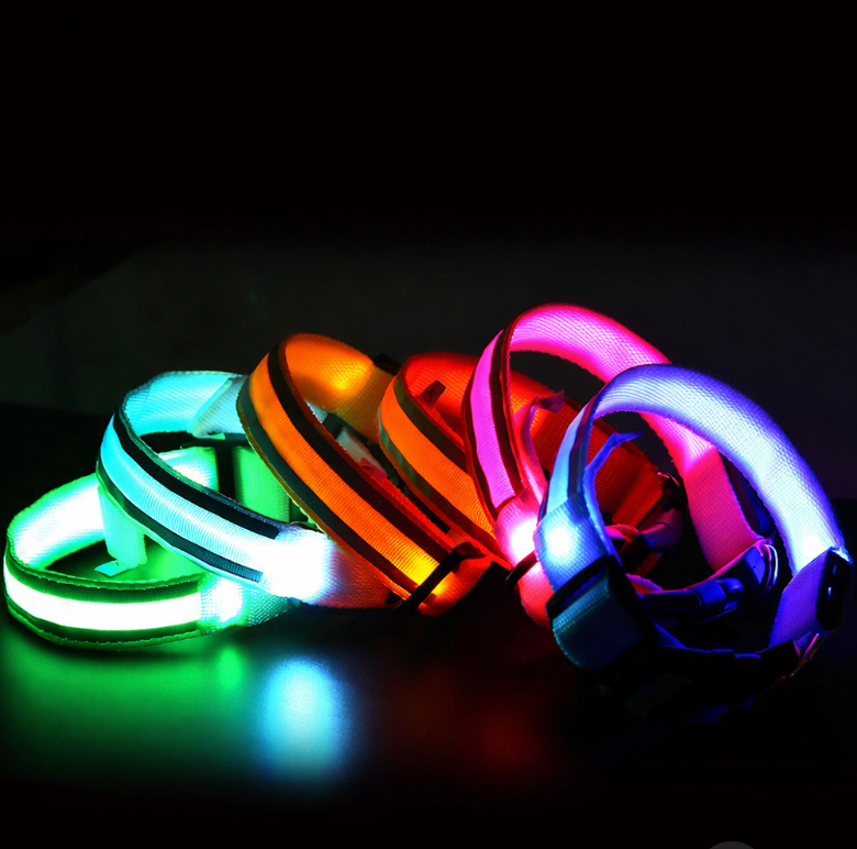 Reflective & Rechargeable Pet Collar