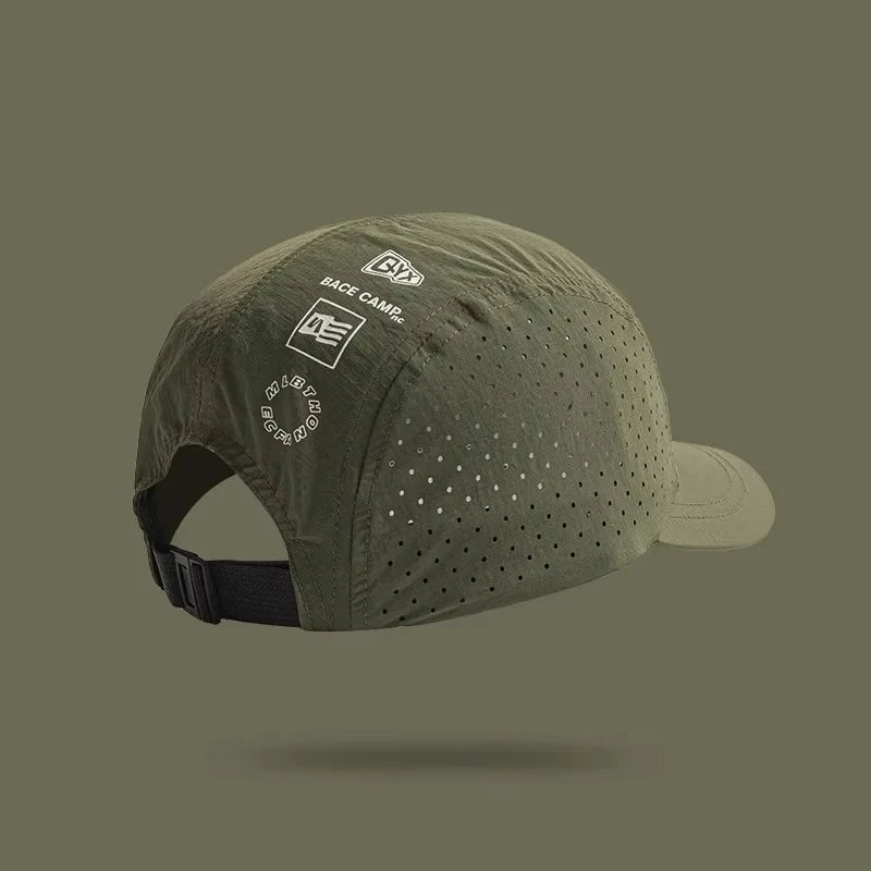Short Brim 5 Panel Cap